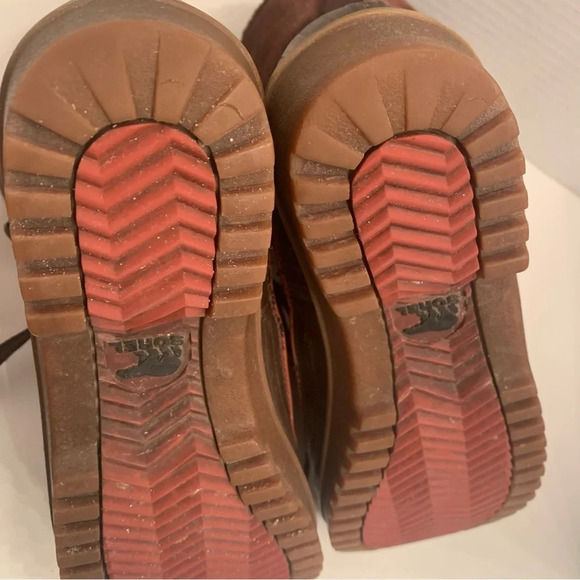 Sorel winter boots woman’s size 8 multi “rustic” colour short boot - Picture 7 of 14